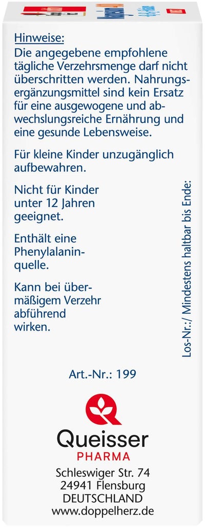 Doppelherz aktiv Magnesium +B6 +B12 +Folsäure direkt Pellets 20 Stück