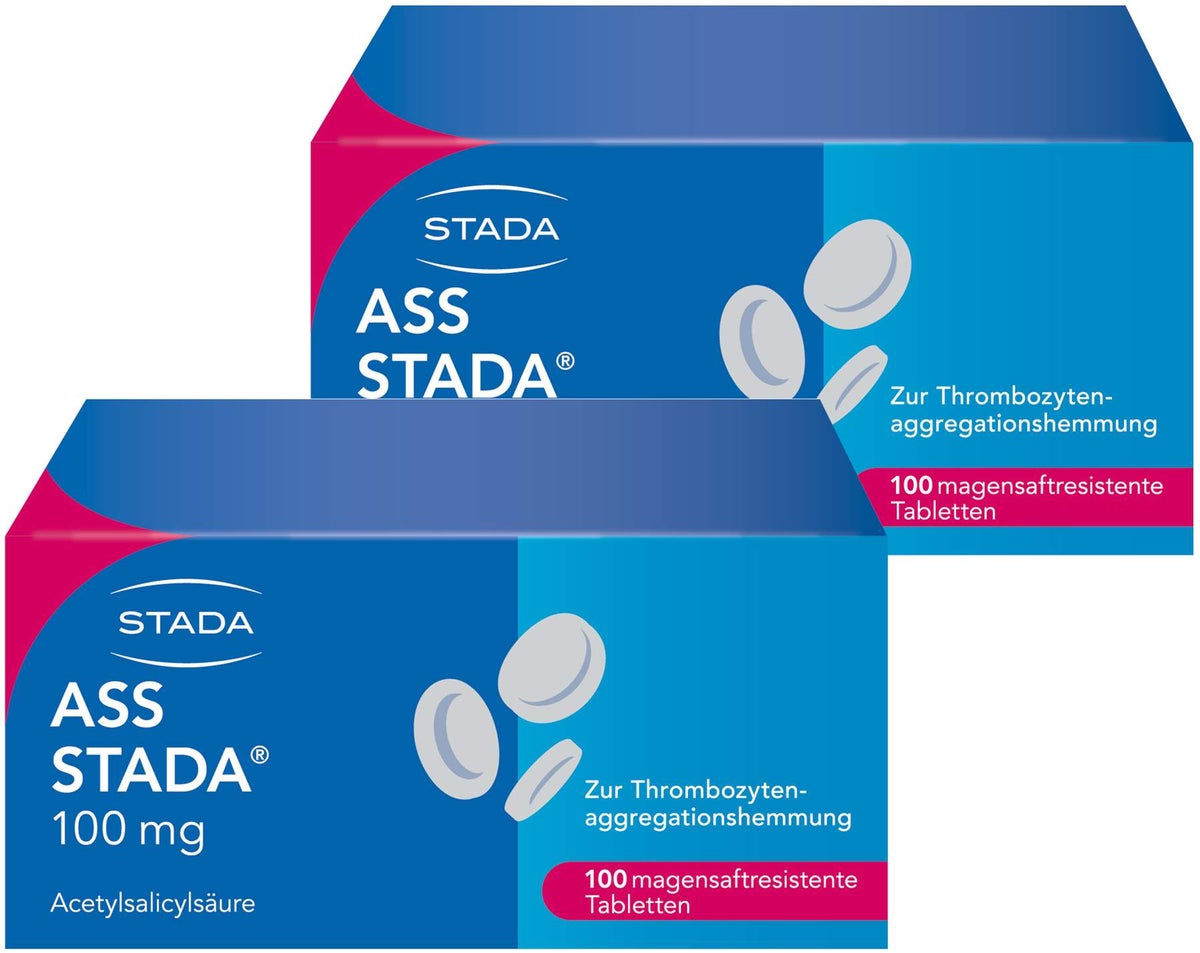 ASS Stada 100 mg 2 x 100 magensaftresistente Tabletten