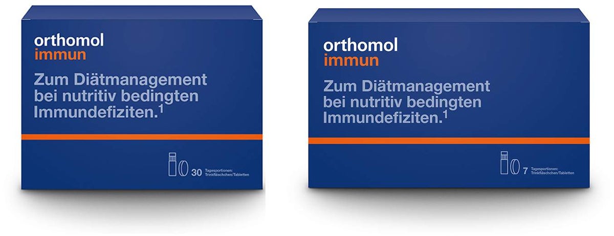 Orthomol immun Trinkampullen-Tabletten 30 Stück + gratis 7 Trinkampullen-Tabletten