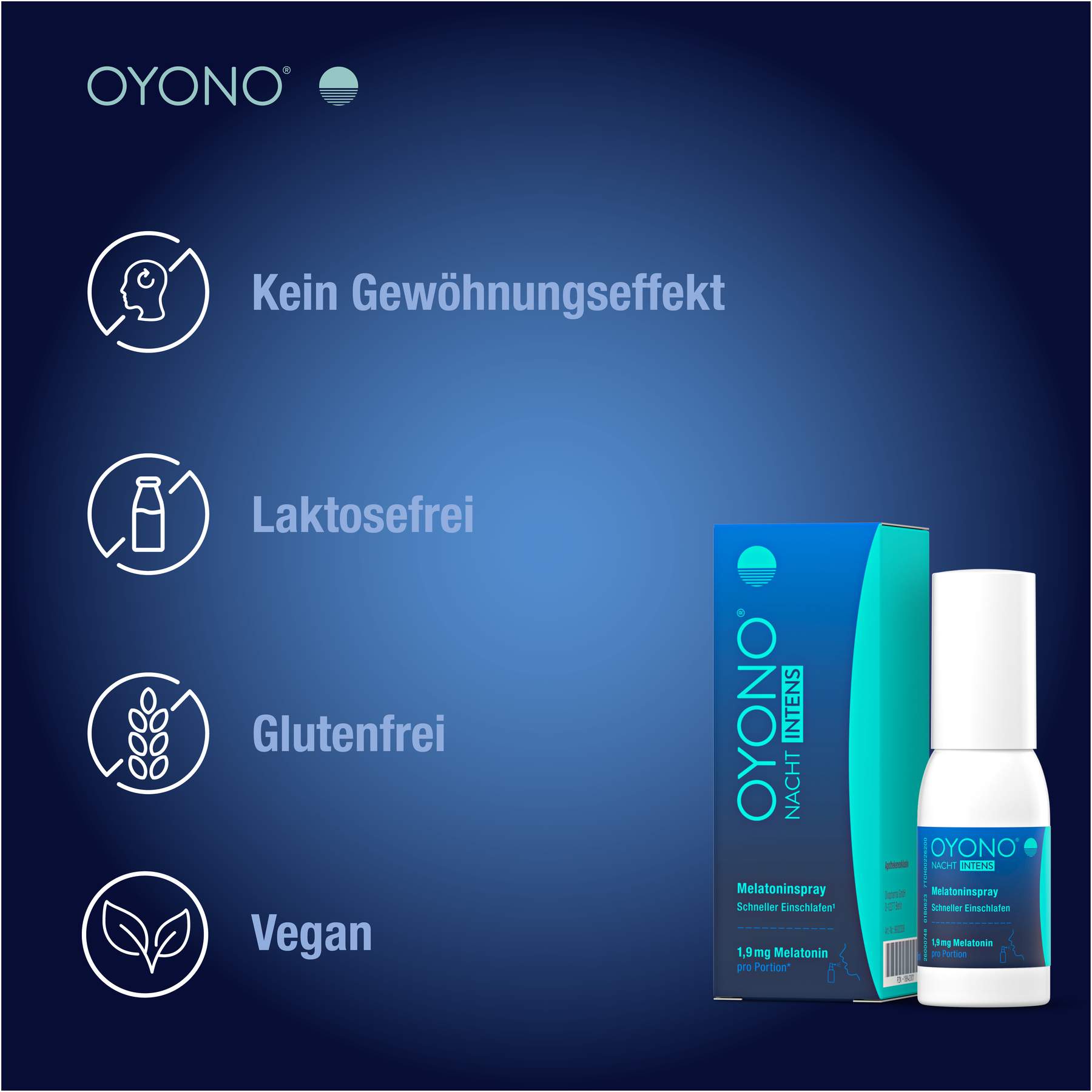 Oyono Nacht Intens Melatoninspray 30 ml Spray
