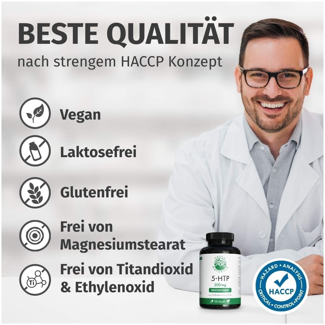 Green Naturals 5-HTP 200 mg 120 Kapseln