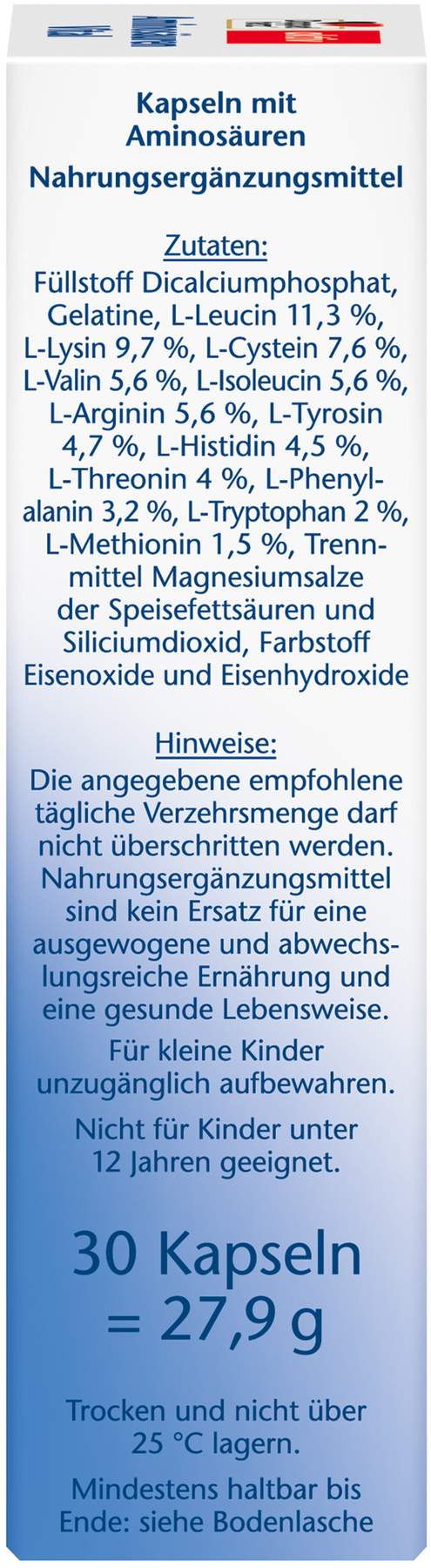 Doppelherz aktiv Aminosäuren Vital 30 Kapseln