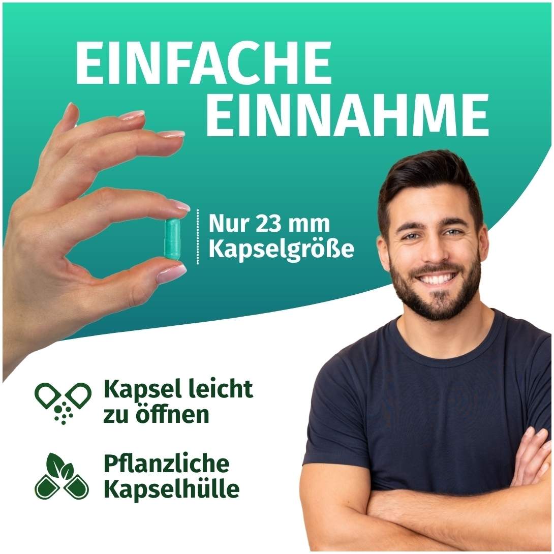 Green Naturals Spirulina 240 Kapseln 2000 mg vegan