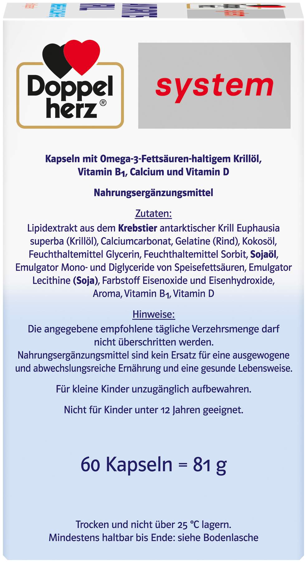 Doppelherz system Antarktis Krill 60 Kapseln