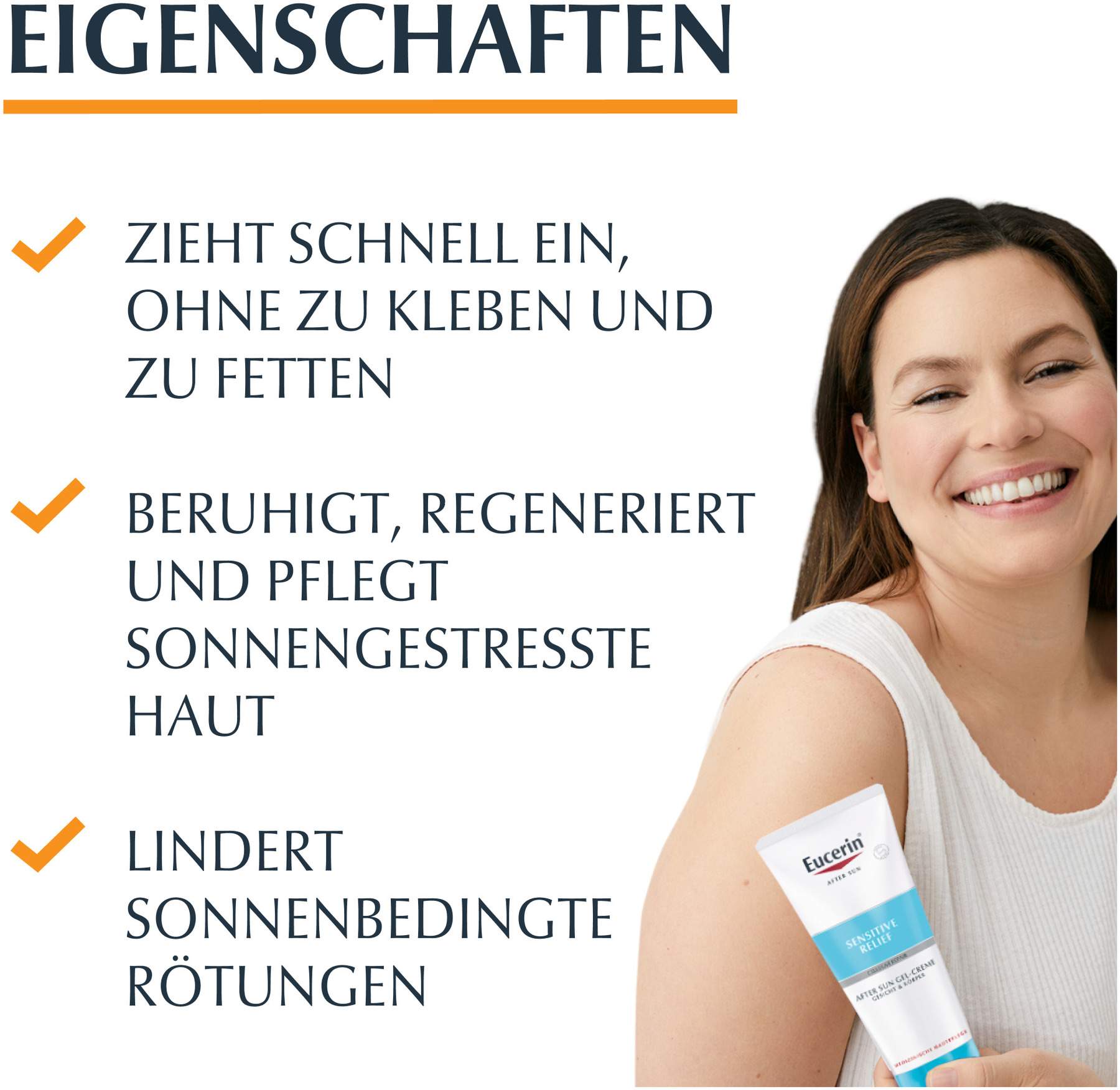 Eucerin Sun Sensitive Relief After Sun 200 ml Gel - Creme