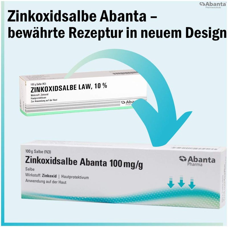 Zinkoxidsalbe Abanta 100 mg-g 100 g