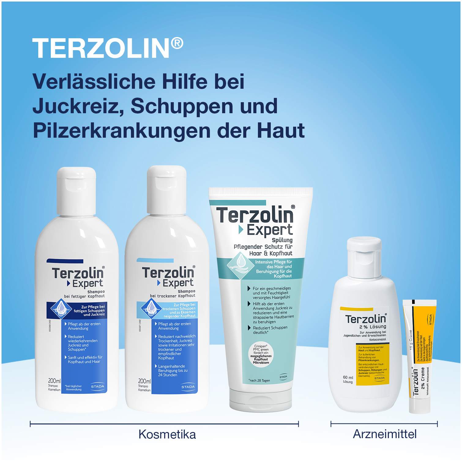 Terzolin Expert Shampoo bei trockener Kopfhaut 200 ml