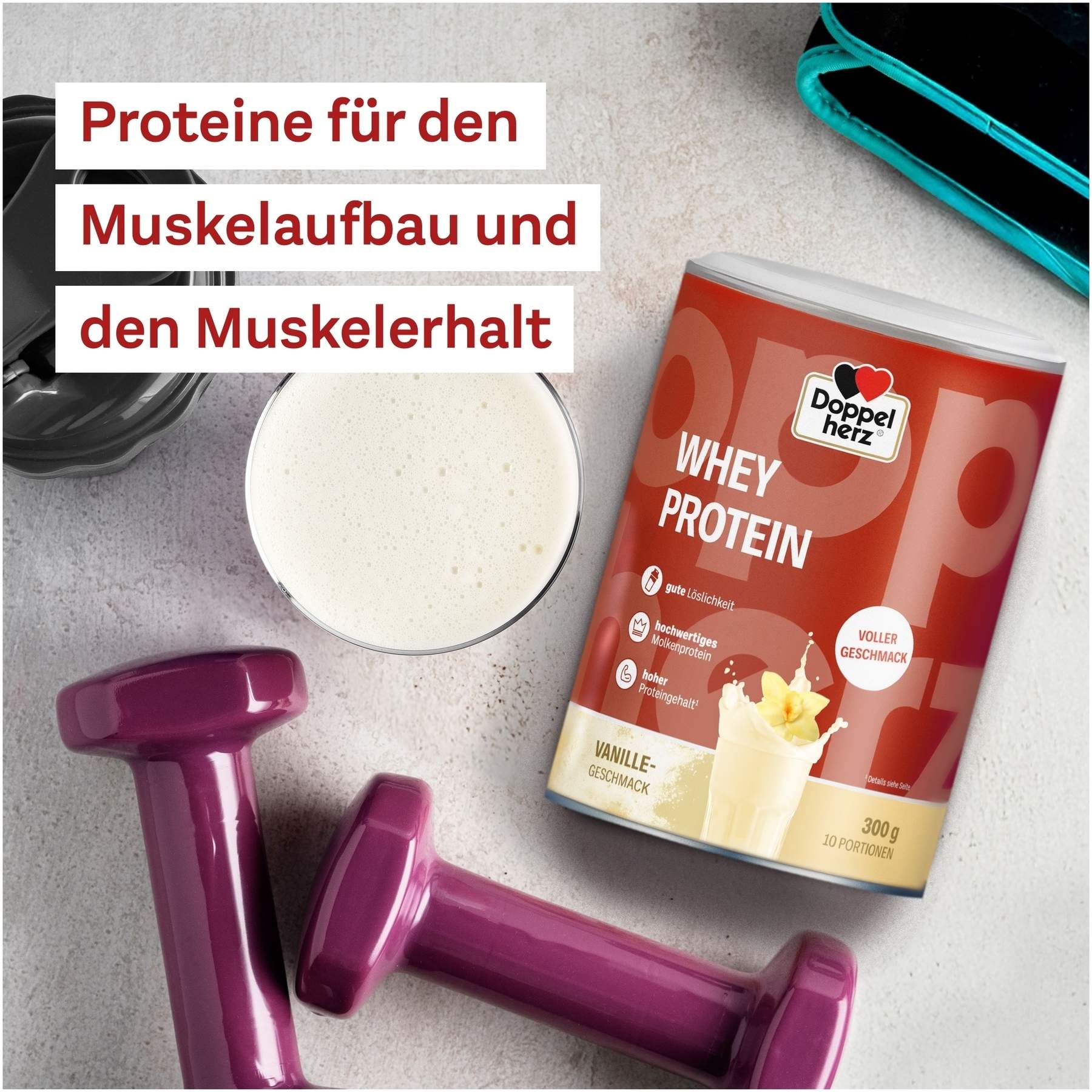 Doppelherz Whey Protein Vanille-Geschmack 300 g