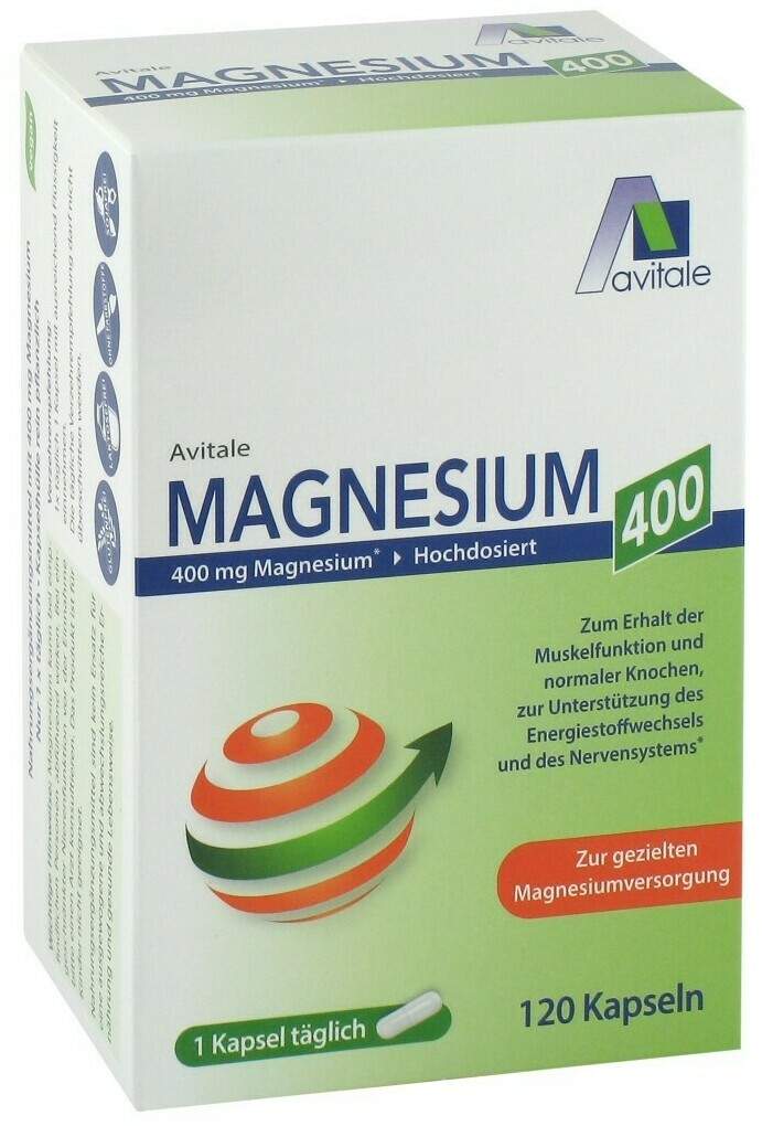 Magnesium 400 mg 120 Kapseln