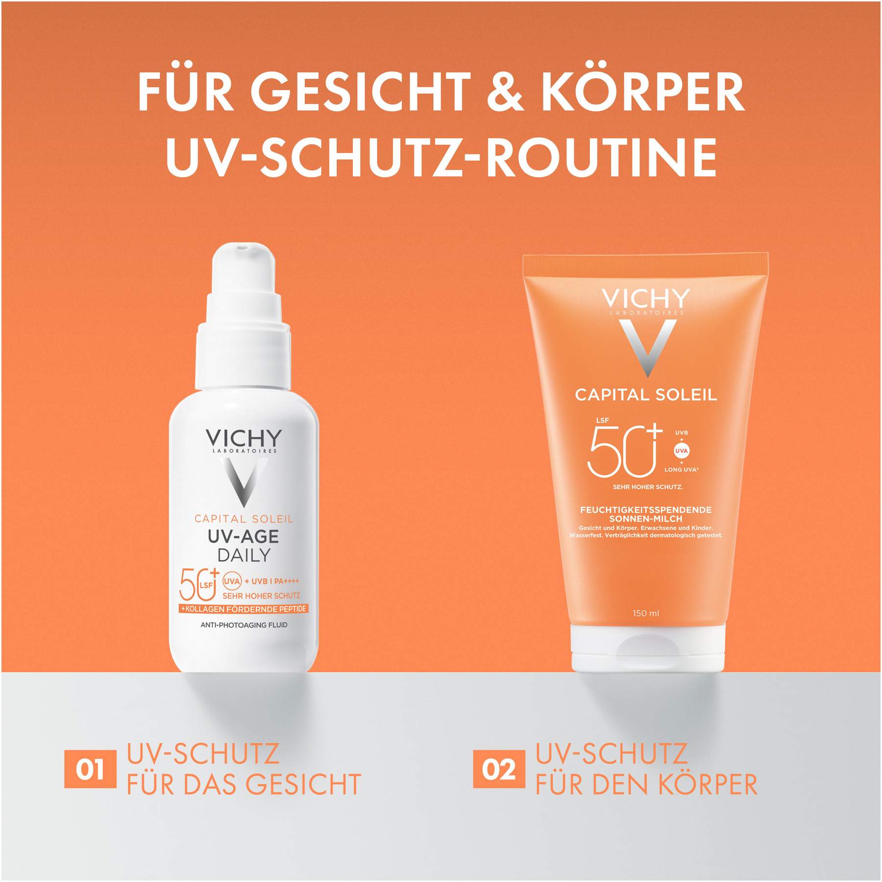 Vichy Capital Soleil Sonnenschutz-Milch LSF 50+ 150 ml