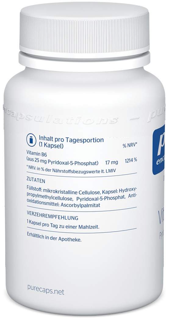 Pure Encapsulations Vitamin B6 P5p 180 Kapseln