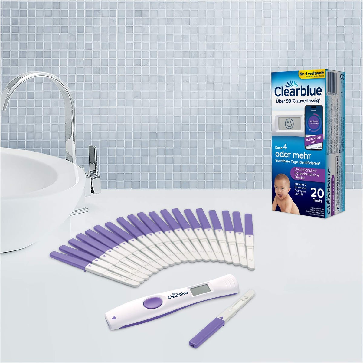 Clearblue Ovulationstest Fortschrittlich & Digital - 20 Tests