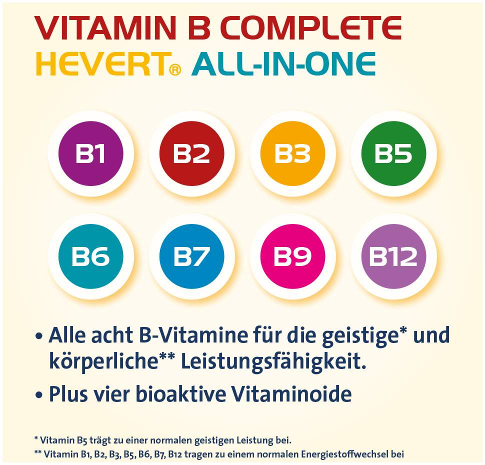 Vitamin B complete Hevert all-in-one 60 Kapseln