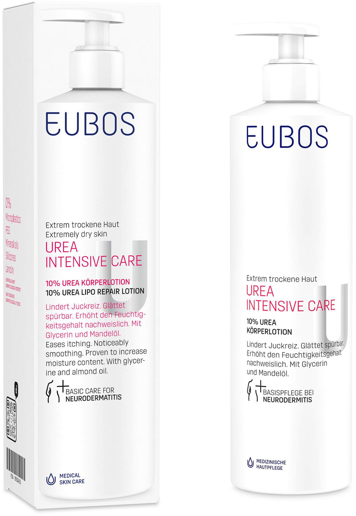 Eubos Urea Intensive Care 10% Körperlotion Dosierspender 400 ml