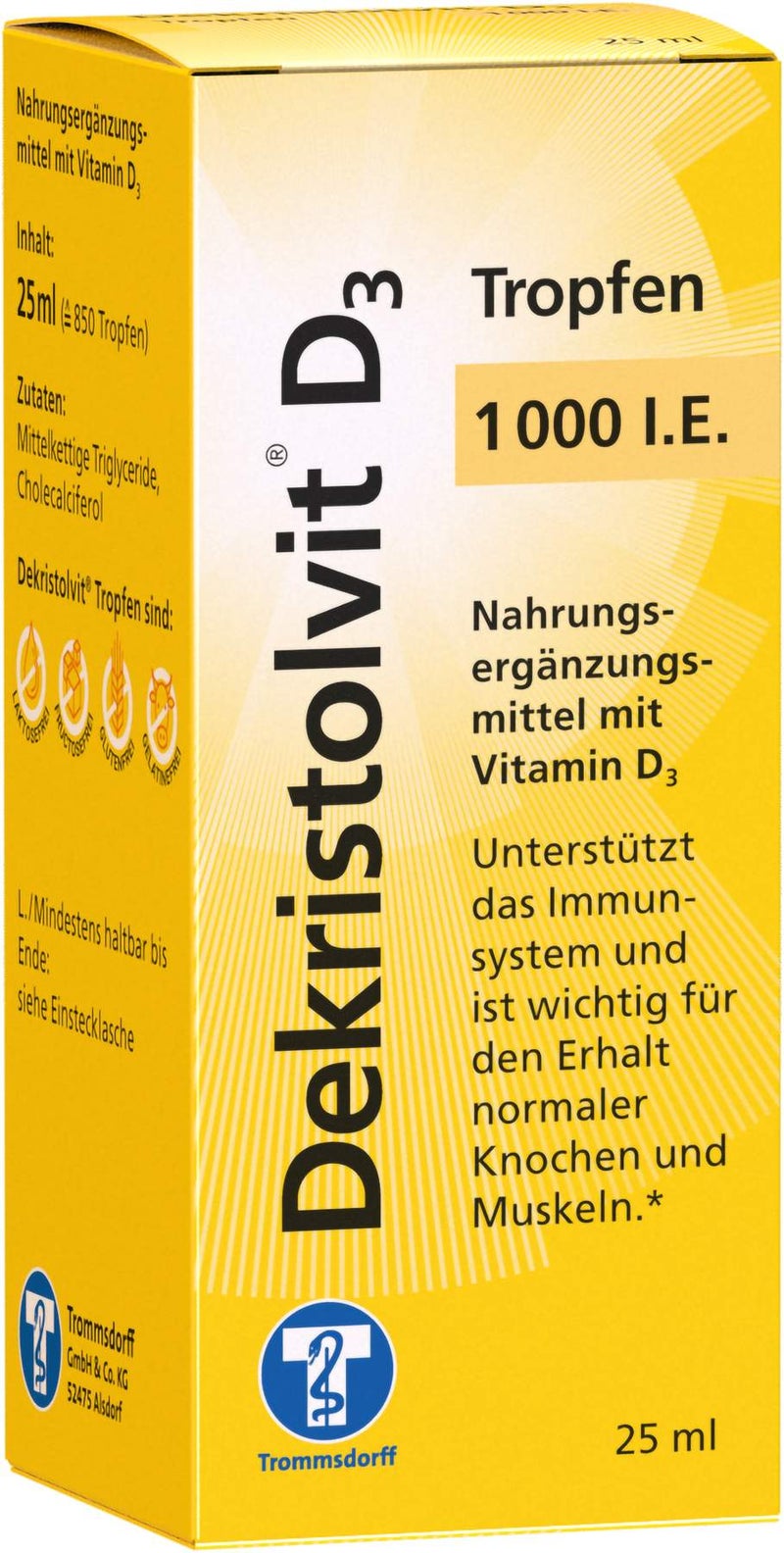 Dekristolvit D3 1.000 I.E. 25 ml Tropfen