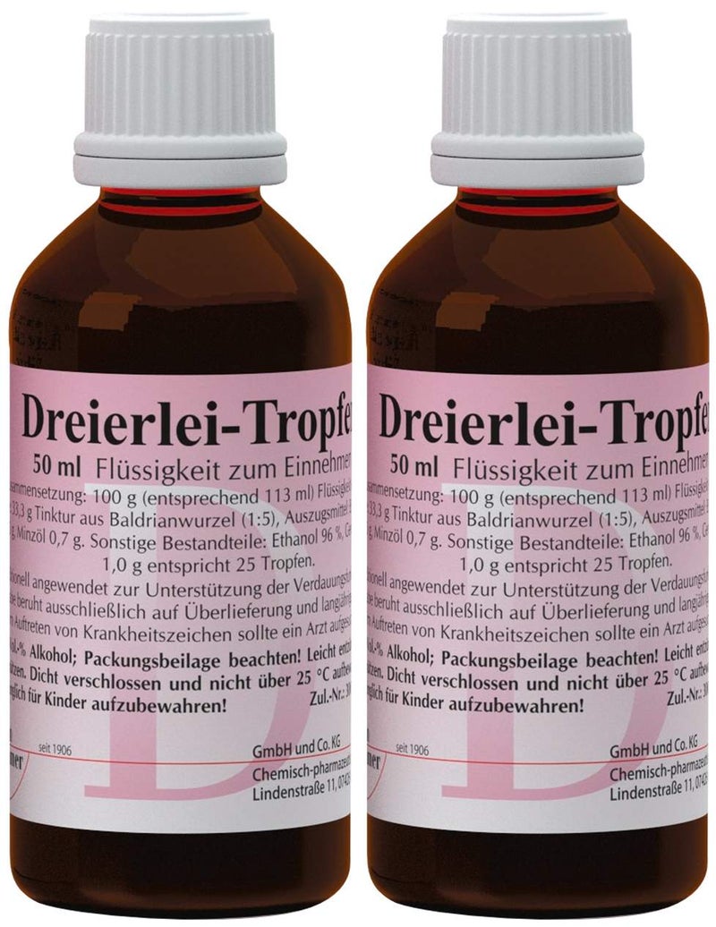 Dreierlei Tropfen 2 x 50 ml
