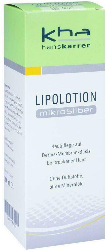 Hans Karrer Lipolotion Mikrosilber 200 ml Lotion