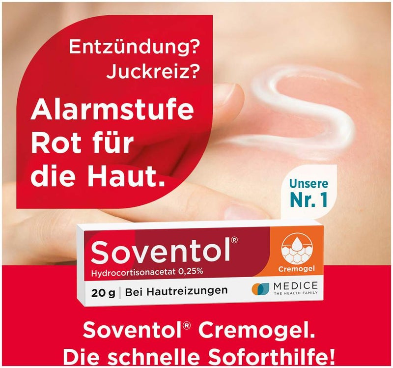 Soventol HydroCortisonAcetat 0,25% 20 g Creme