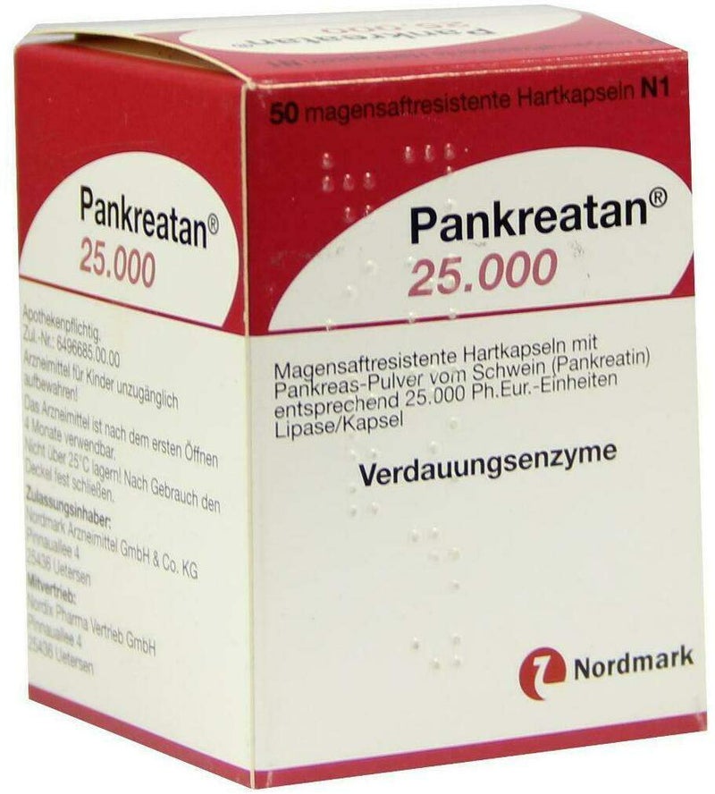 Pankreatan 25.000 50 Kapseln