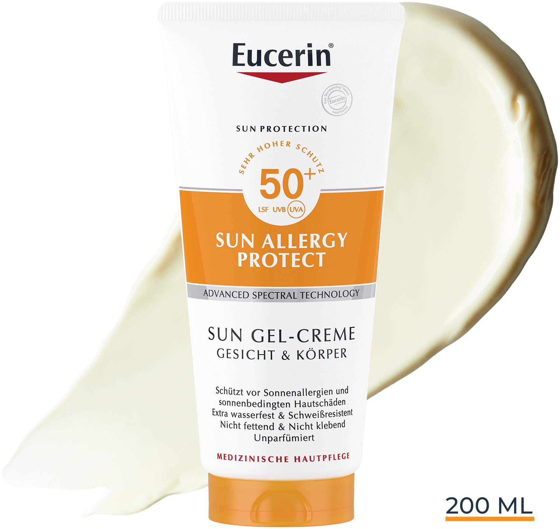 Eucerin Sun Allergy Protect Sun Gel-Creme LSF 50+ 200 ml