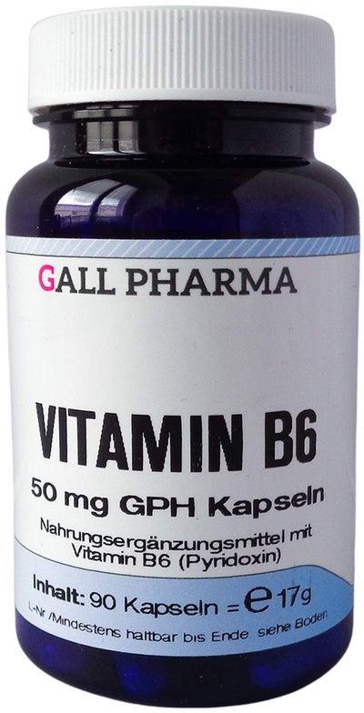 Vitamin B6 50 mg Gph Kapseln 90 Stück