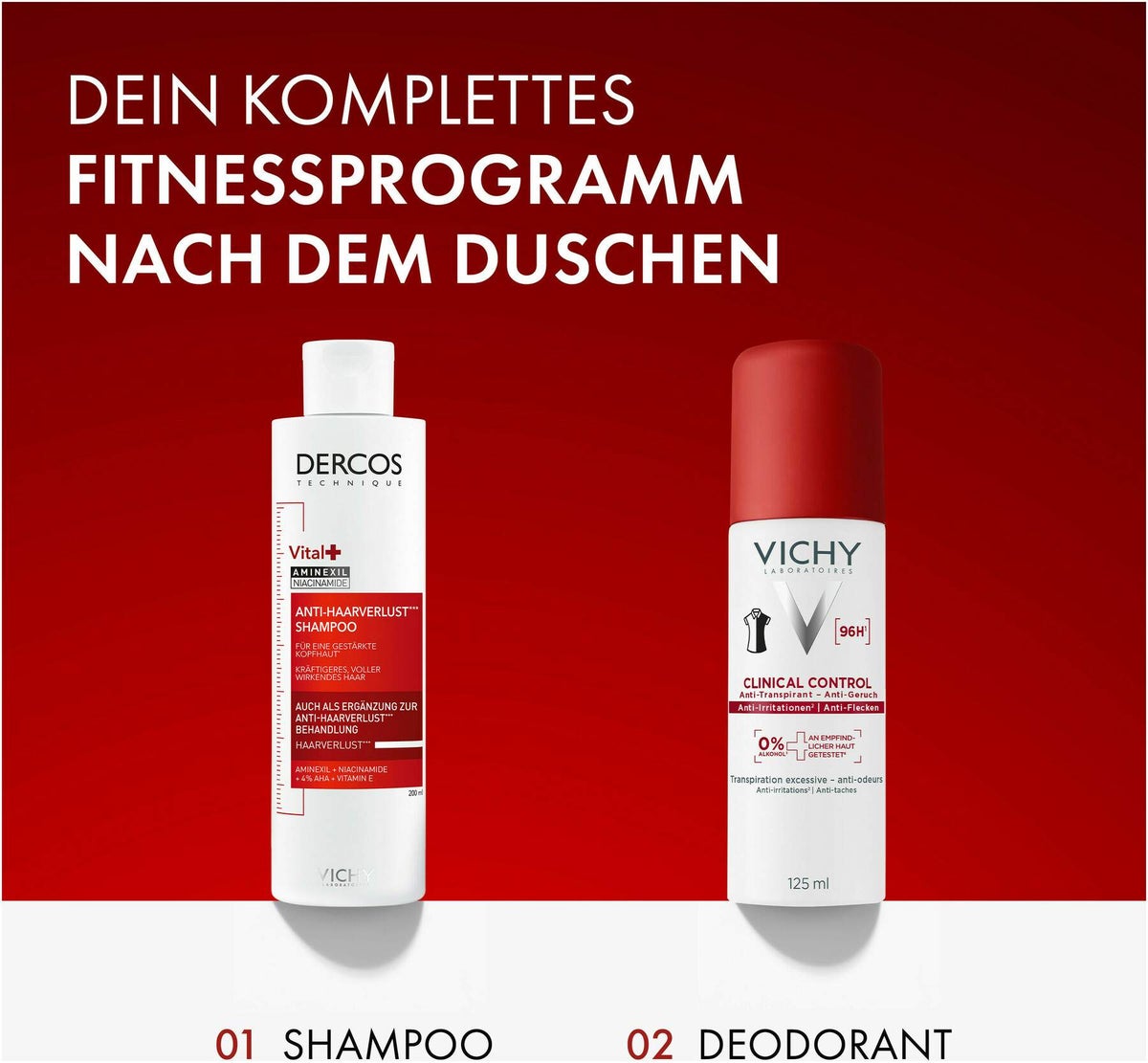Vichy Deo Spray Aero 96h 125 ml