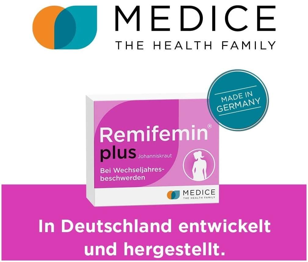 Remifemin Plus Johanniskraut 60 Filmtabletten