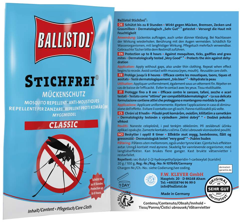 Ballistol Stichfrei Tuch 10 Stück