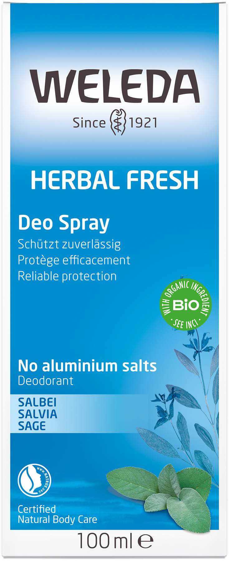 Weleda Herbal Fresh Deo Spray 100 ml