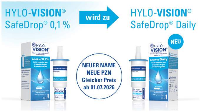 Hylo Vision SafeDrop Daily Augentropfen 10 ml