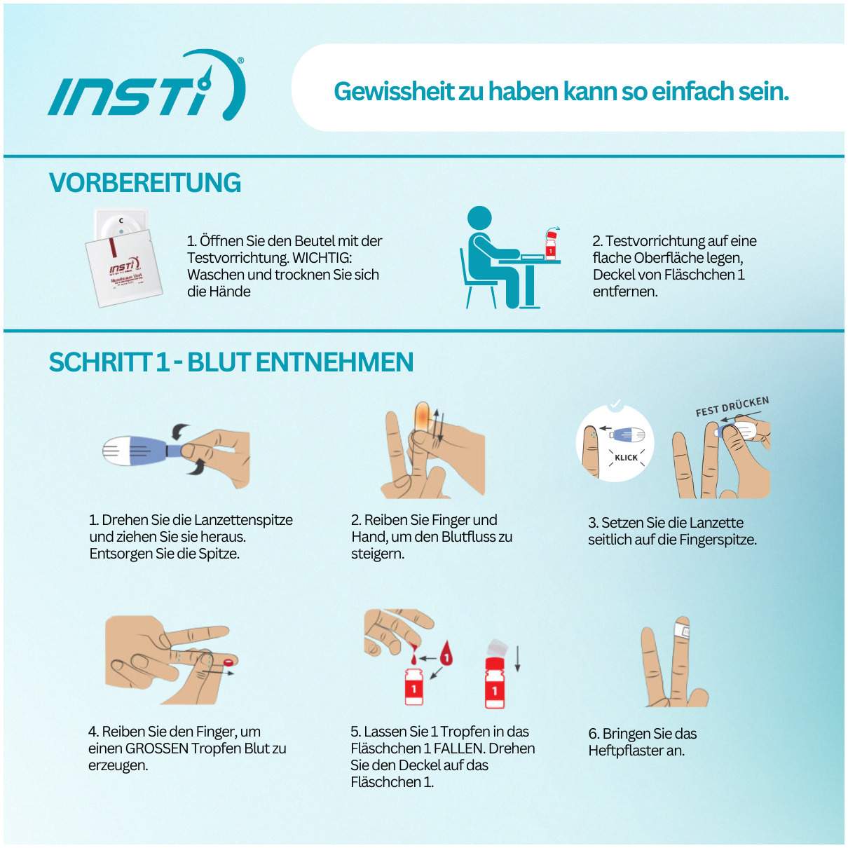 Hiv-Selbsttest Insti 1 Stück