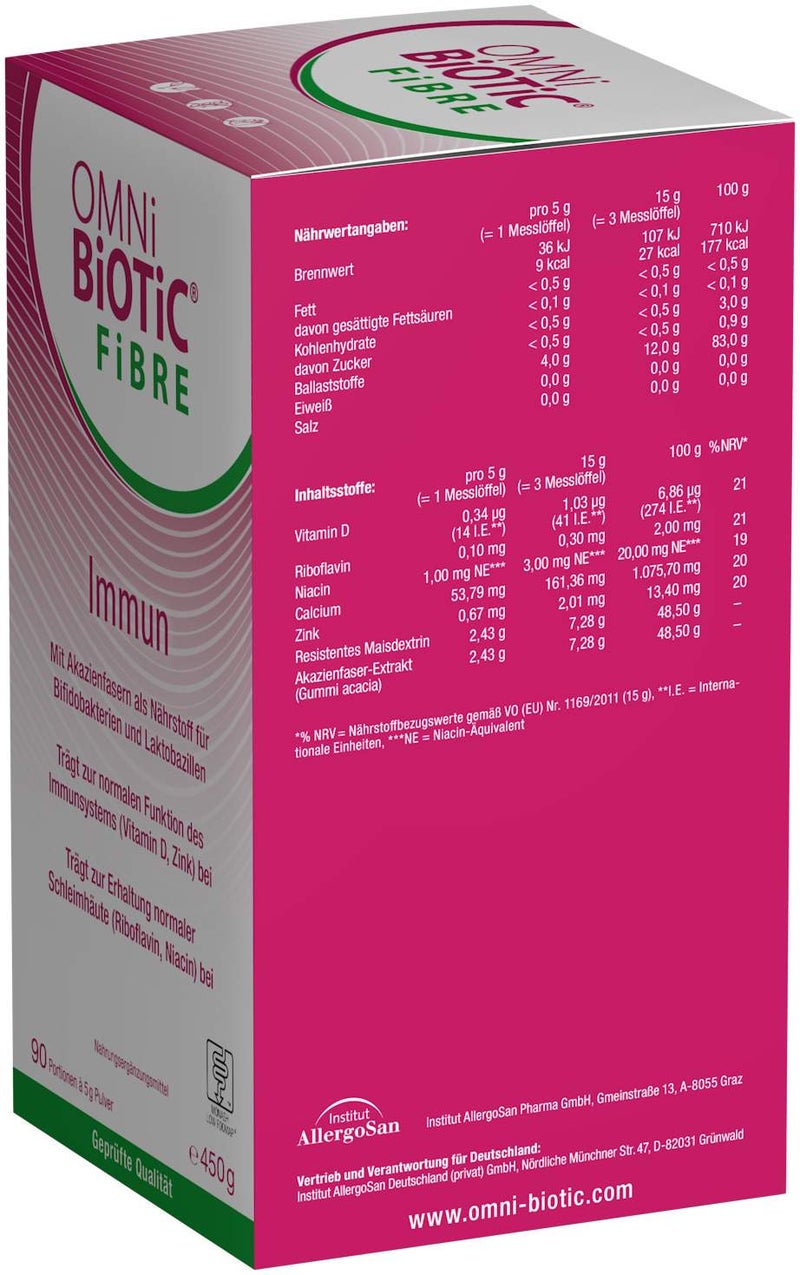Omni Biotic Fibre Immun 450 g Pulver