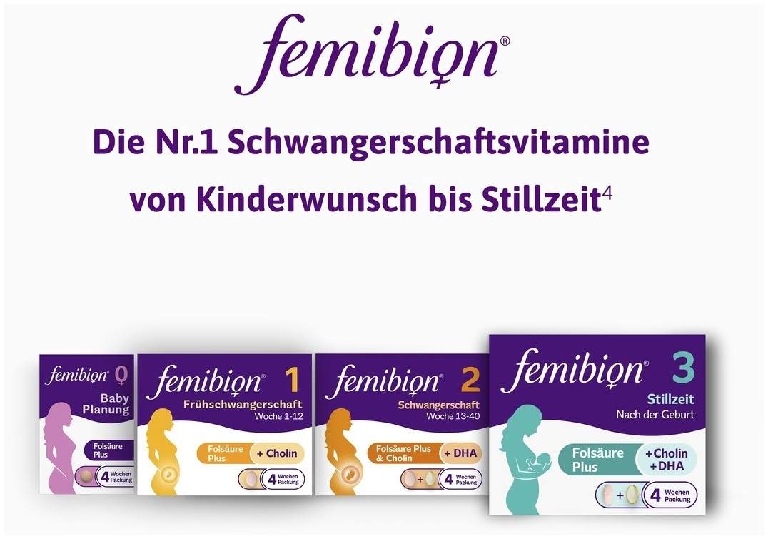 Femibion 3 Stillzeit 56 Tabletten und 56 Kapseln Kombipackung