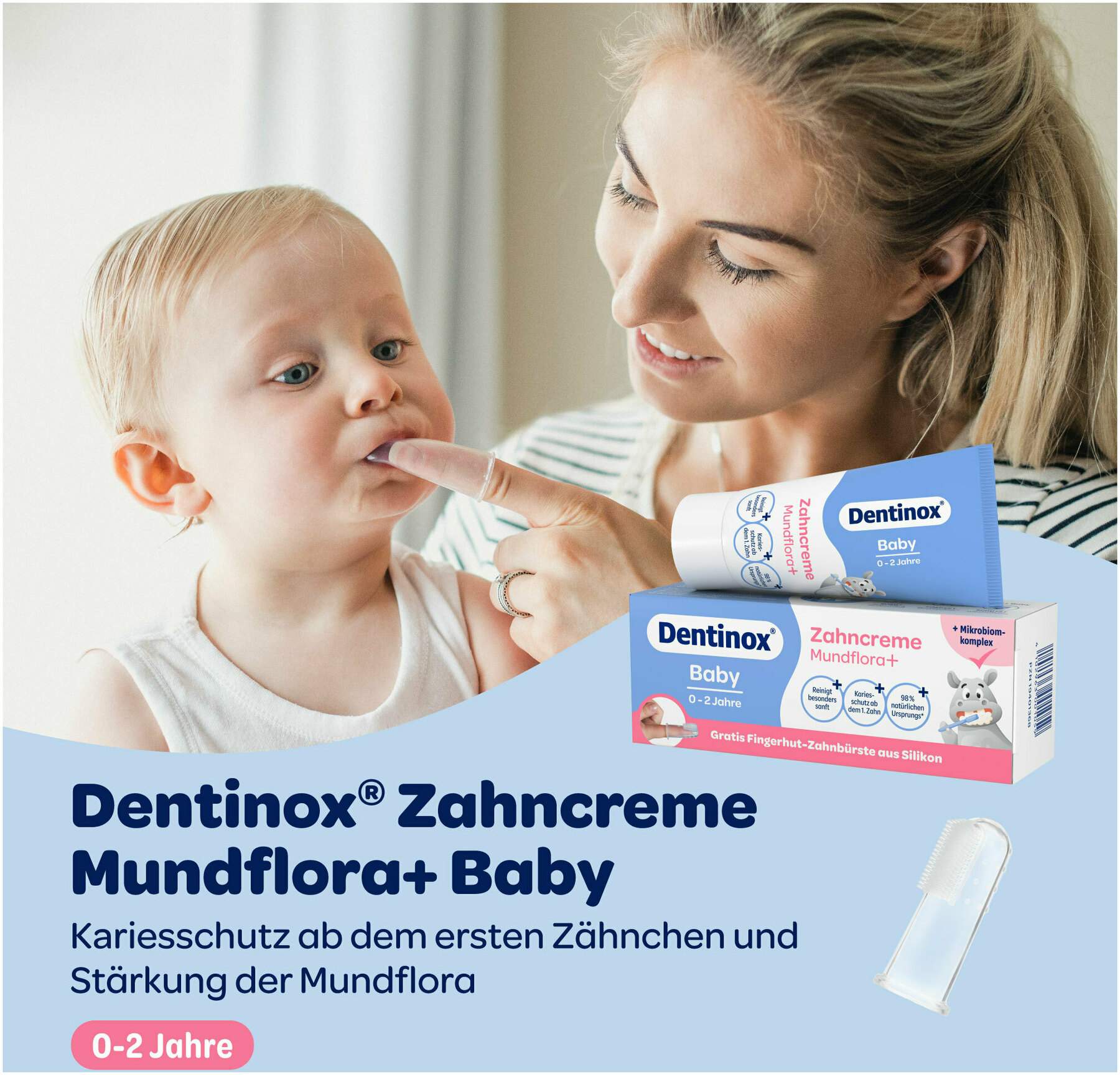Dentinox Zahncreme Mundflora + Baby 30 ml