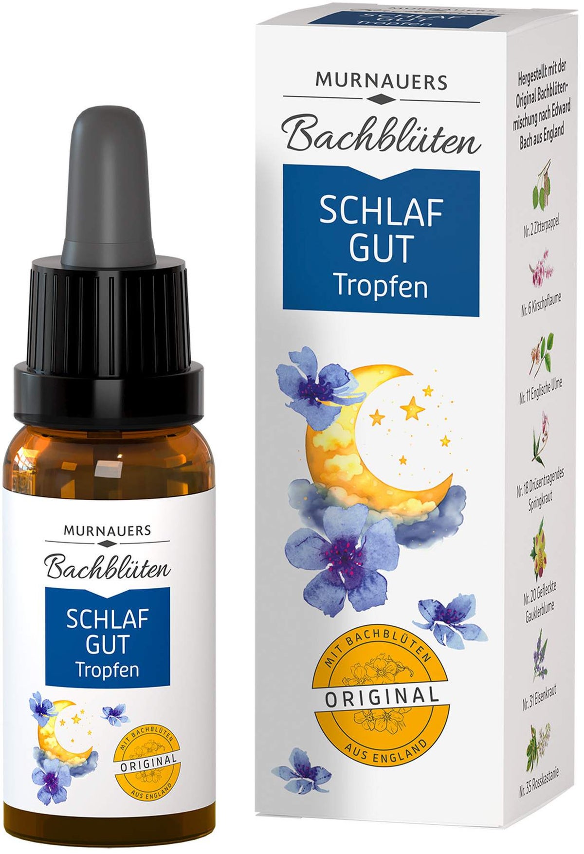 Bachblüten Murnauer 20 ml Tropfen Schlaf Gut