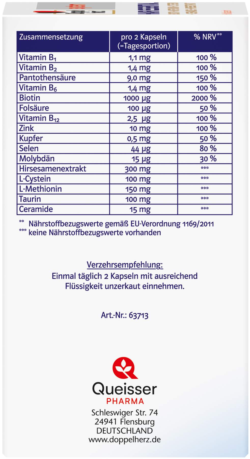 Doppelherz system Hair Essential 60 Kapseln