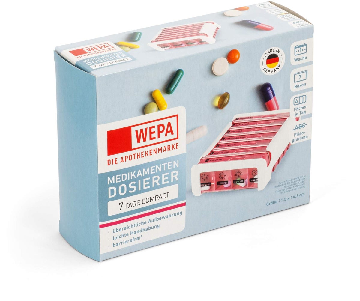 WEPA 7 Tage Compact Wochenmagazin weiß-pink