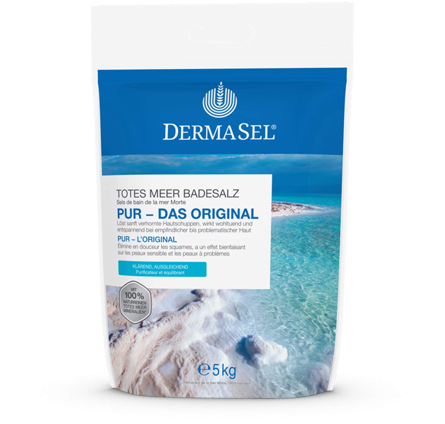 Dermasel Totes Meer Badesalz pur 5 kg