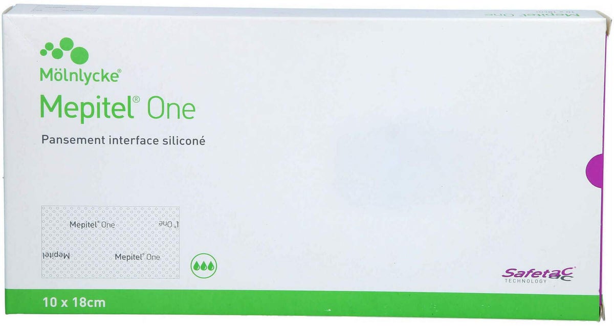 Mepitel One 10 X 18 cm Silikon Netzverband 10 Stück