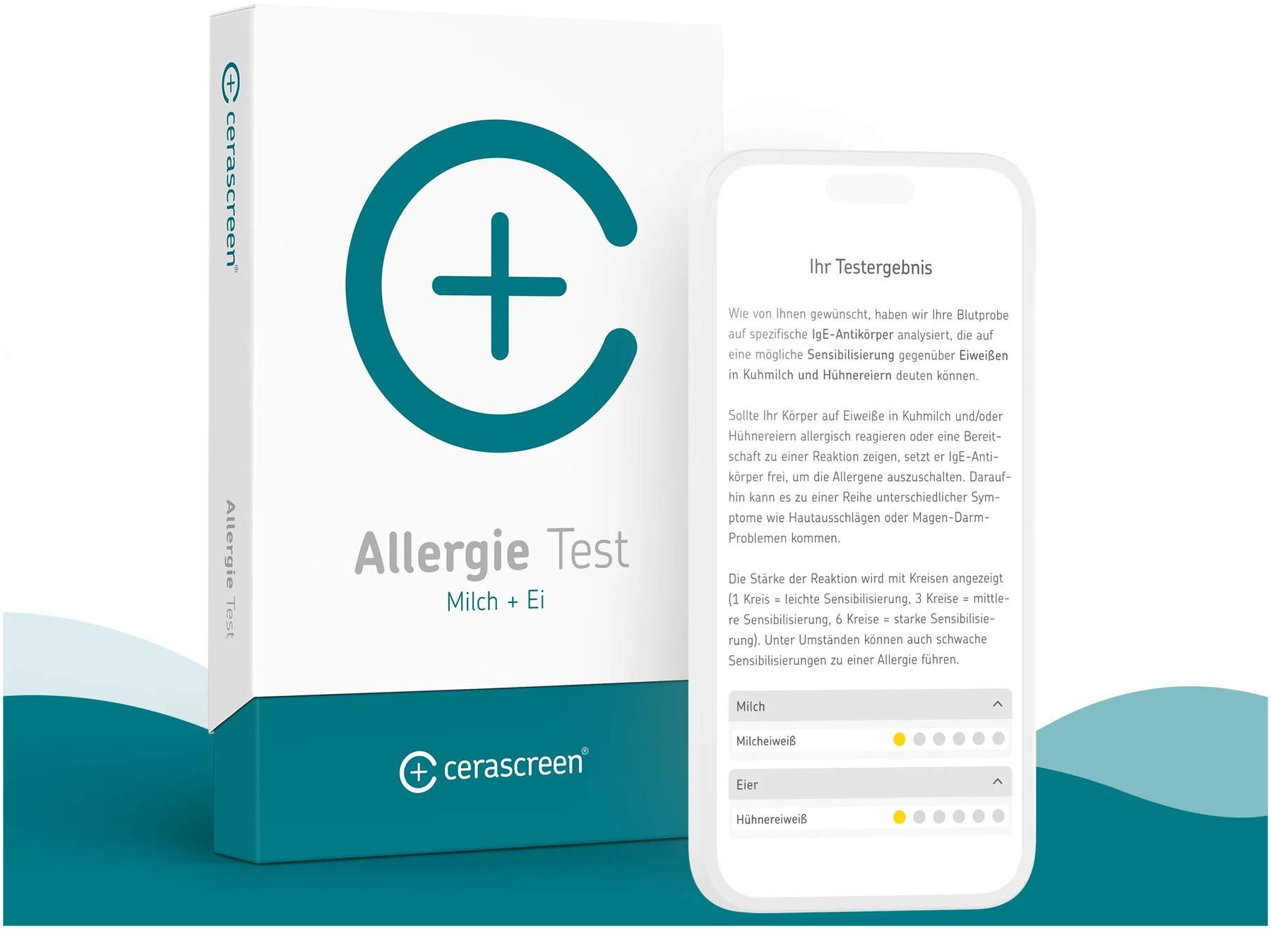 Cerascreen Allergie-Test-Kit Milch & Ei