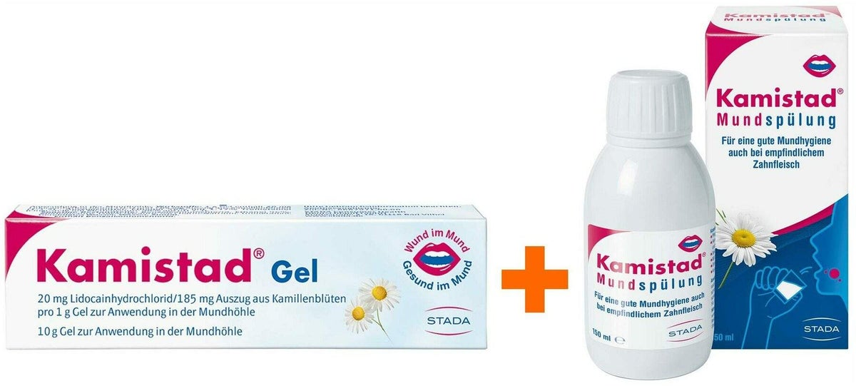 Kamistad Gel 10 g + Kamistad Mundspülung 150 ml
