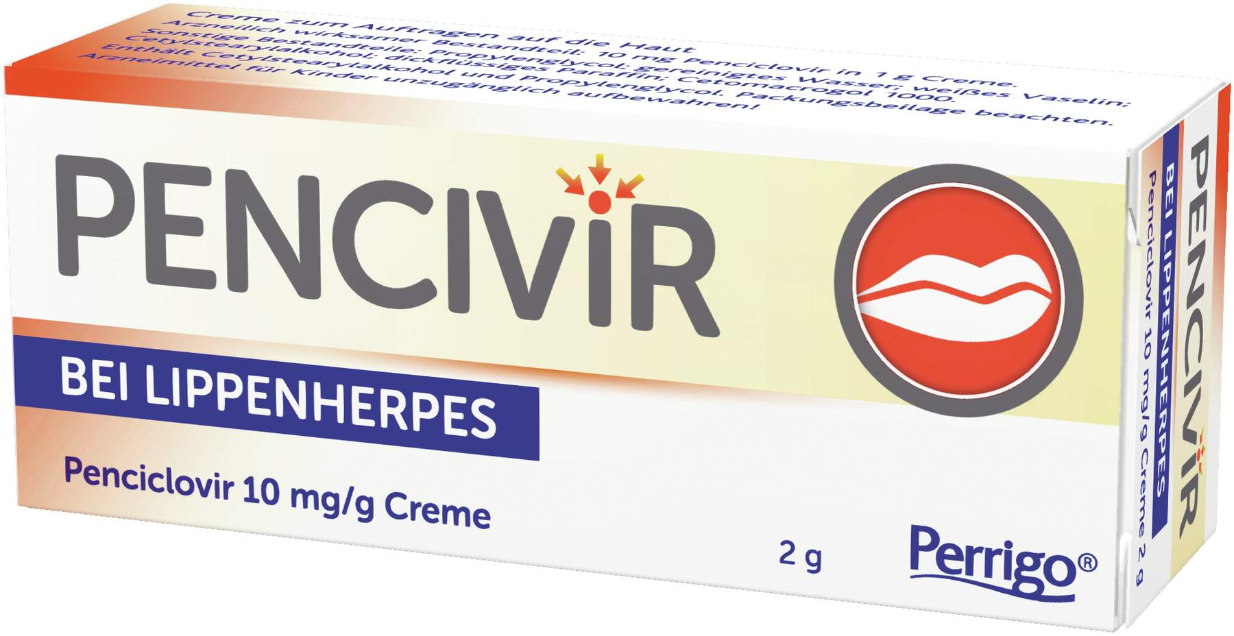 Pencivir bei Lippenherpes 2 g Creme