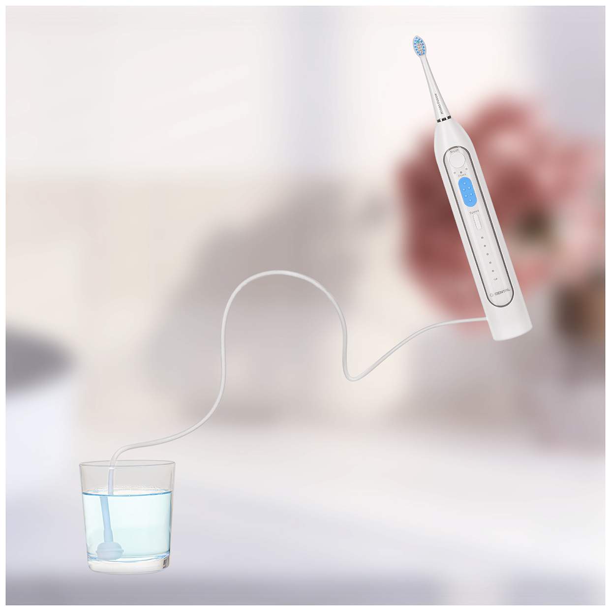 Genius Elektrische Zahnbürste mit integrierter Munddusche