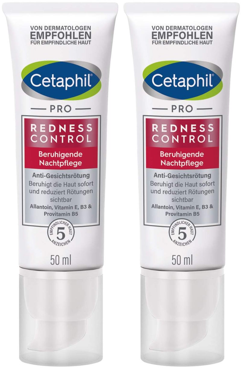 Cetaphil RednessControl Creme beruhigende Nachtpflege 2 x 50 ml