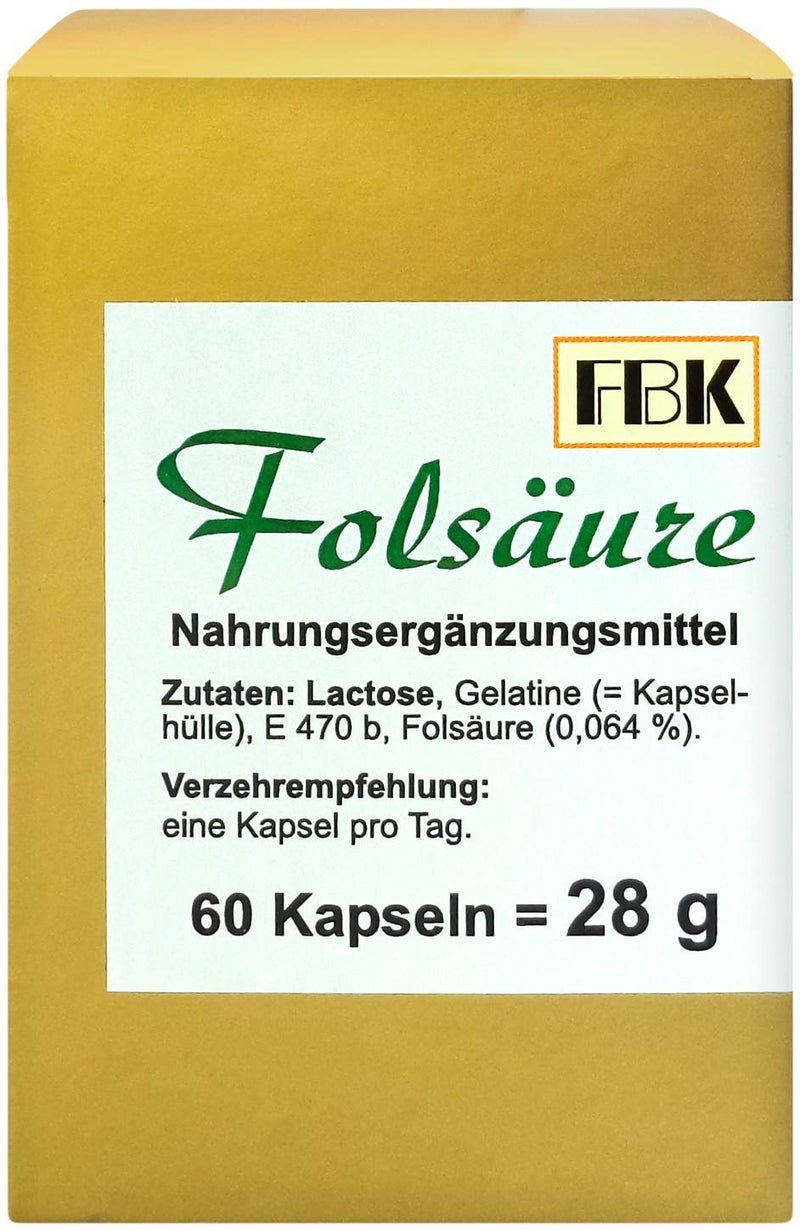 Folsäure Kapseln