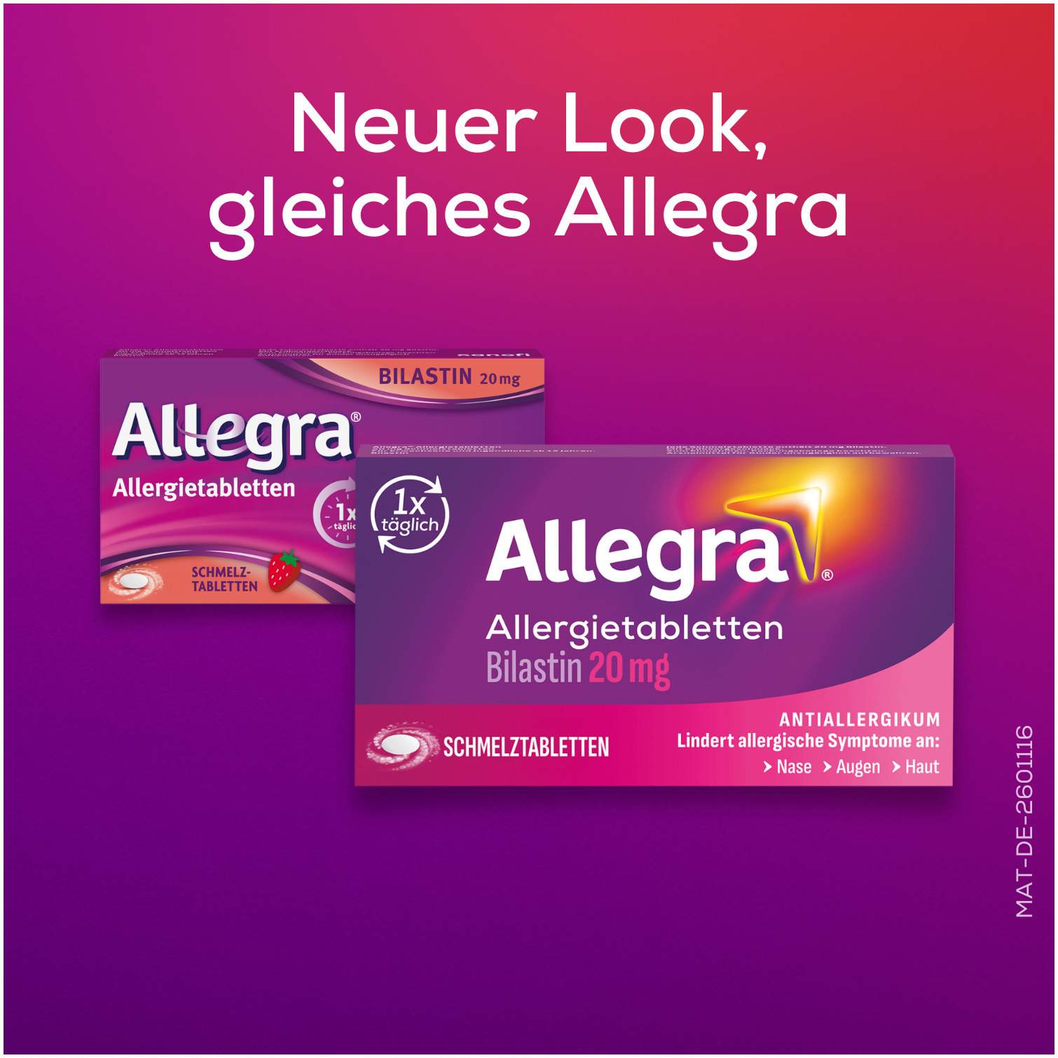 Allegra Allergietabletten 20 mg 20 Schmelztabletten