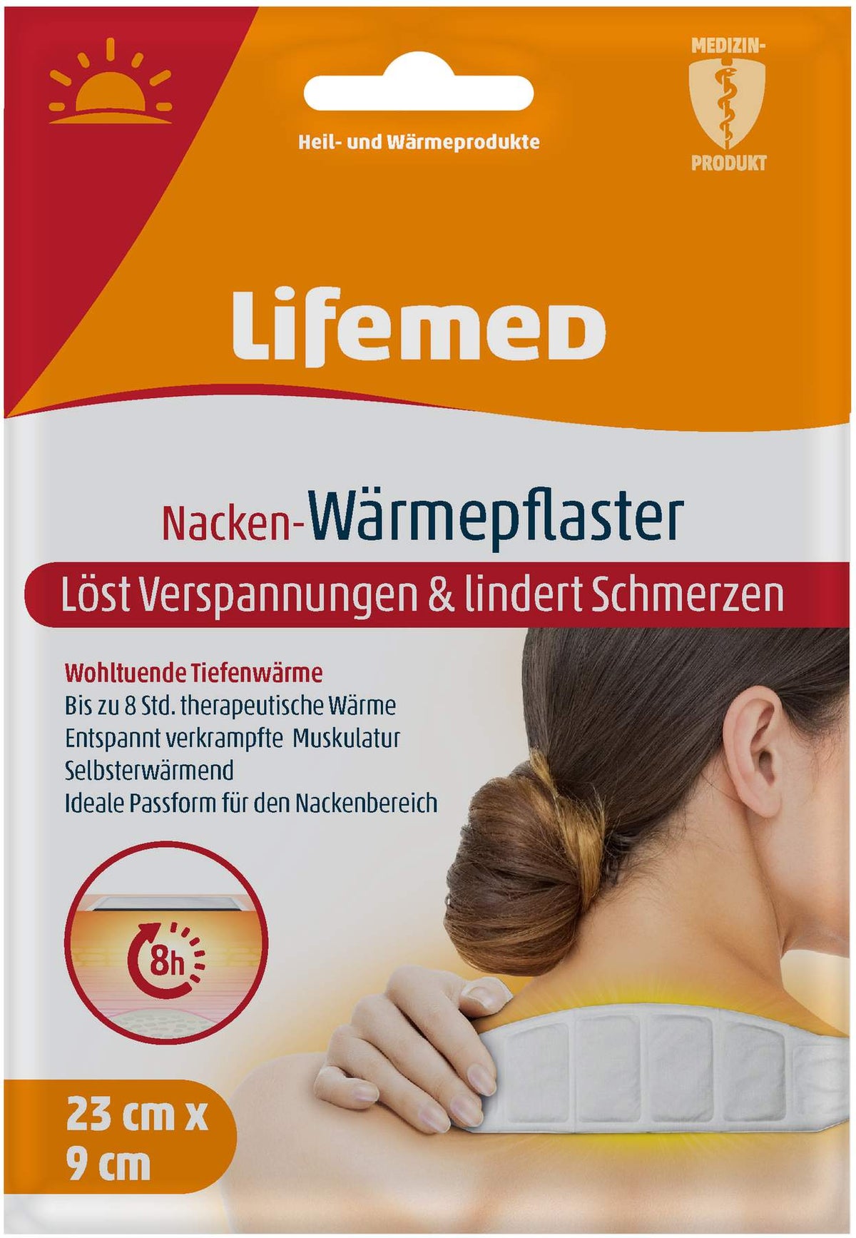 LIFEMED Nacken-Wärmepflaster 9x23 cm
