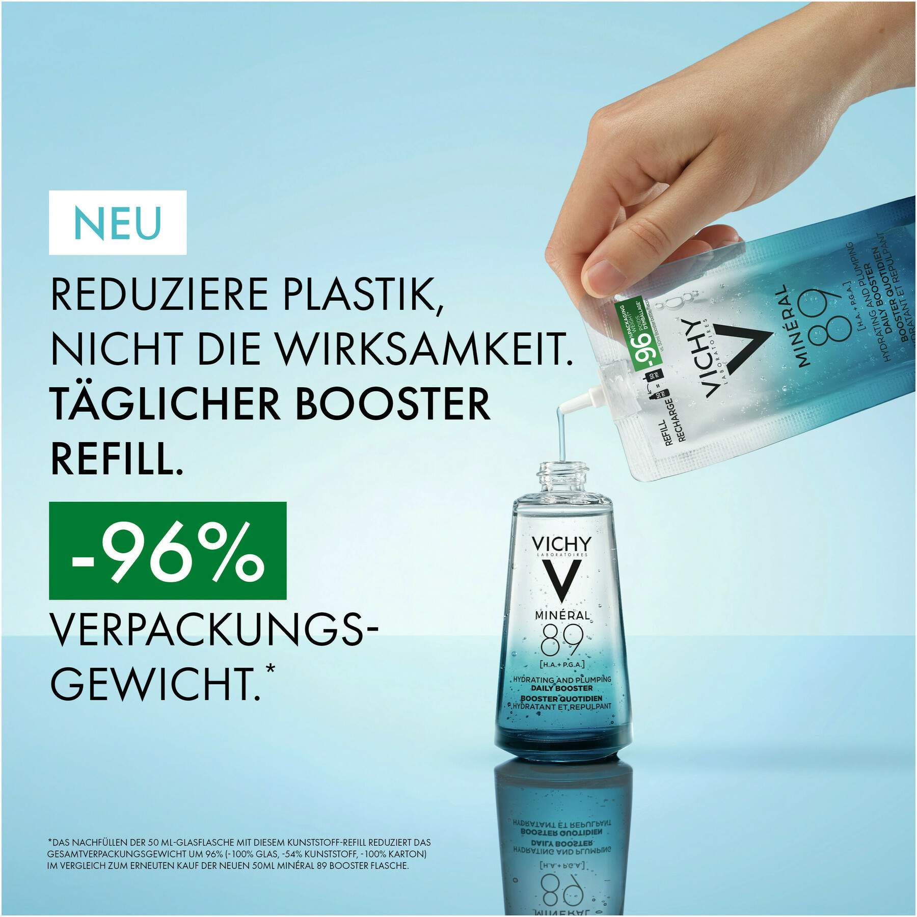 Vichy Mineral 89 Elixier Nachfüllpackung 50 ml