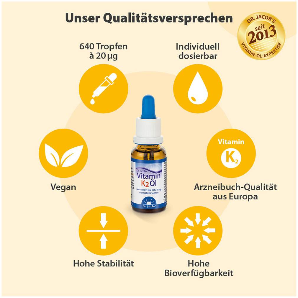 Vitamin K2 Öl Dr.Jacob s Tropfen
