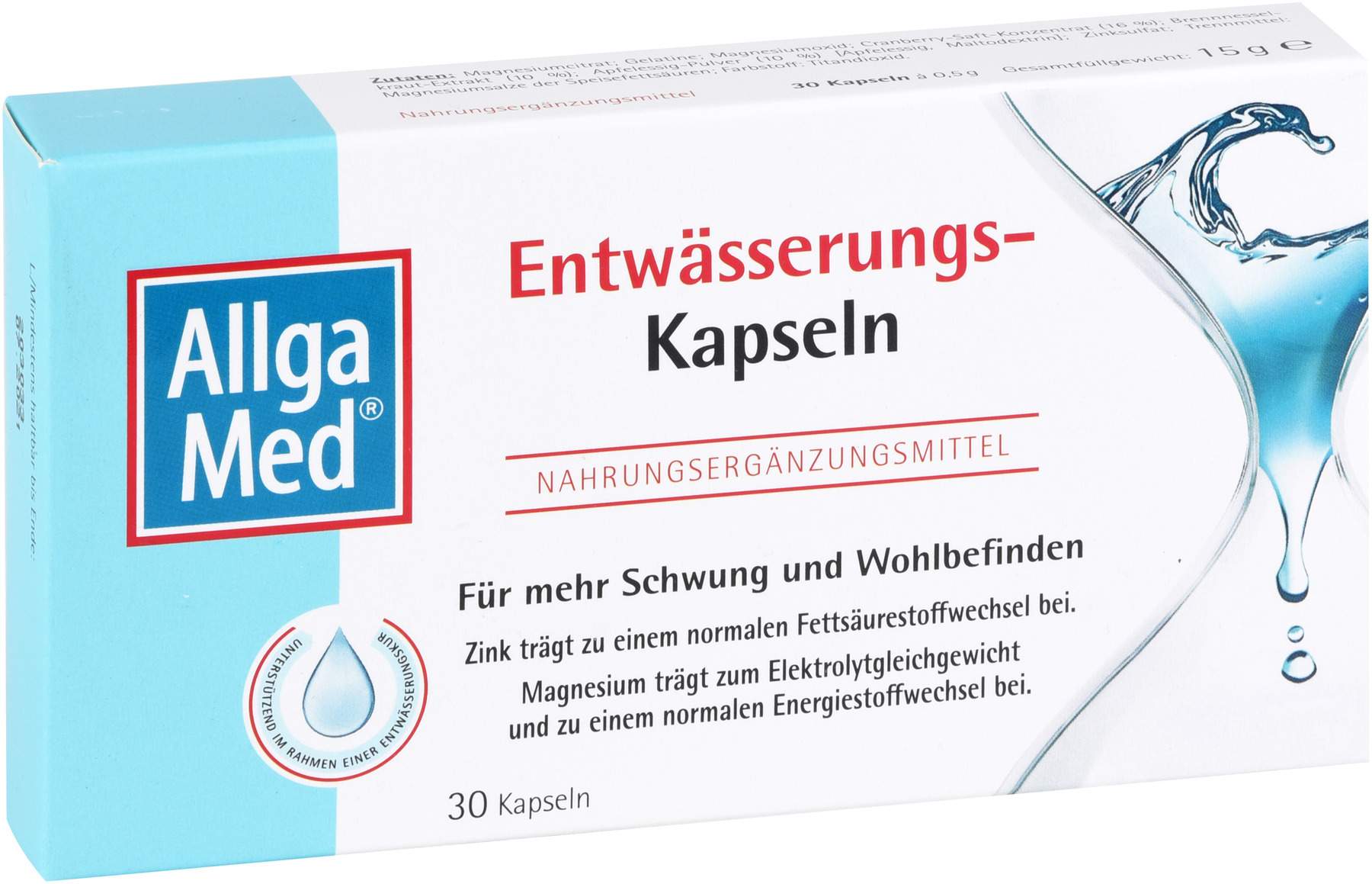 Allga Med Entwässerungs Kapseln 30 Kapseln